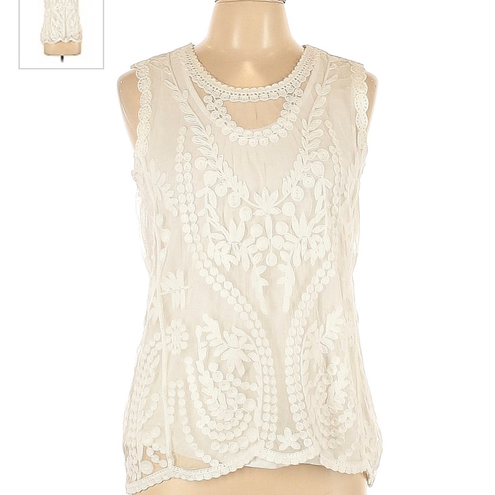 Tribal jeans tank tank